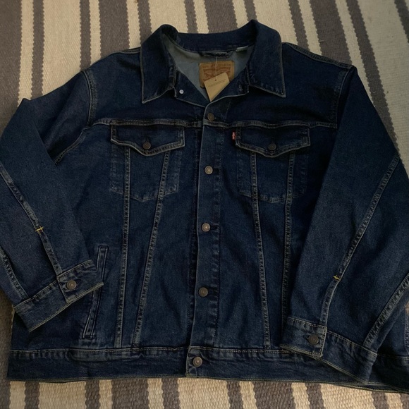 NEW LEVI’S TRUCKER JEAN JACKET (BIG) SIZE 4X - Picture 4 of 14
